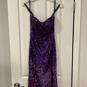Gorgeous Sequined Ombré Formal Dress